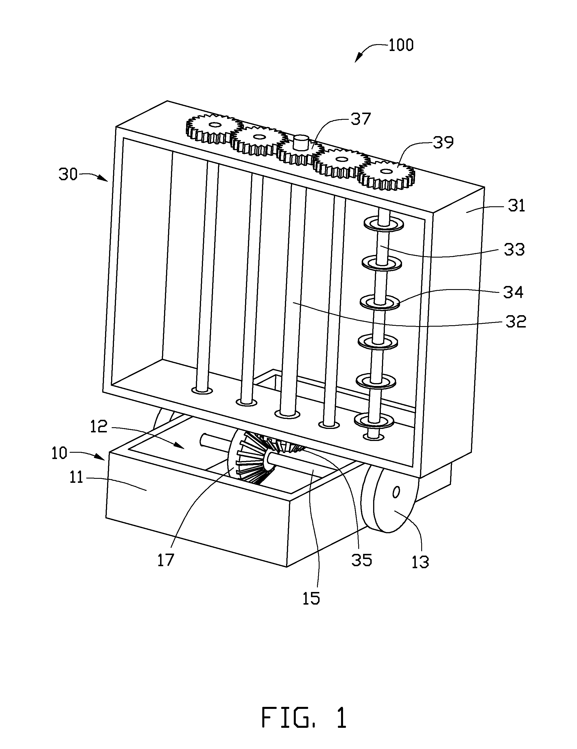 Conveying device and deposition device using same