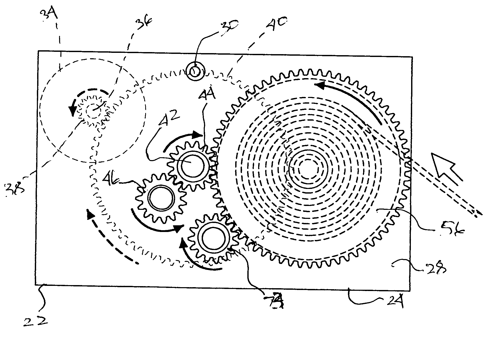 Freefall windlass with governor