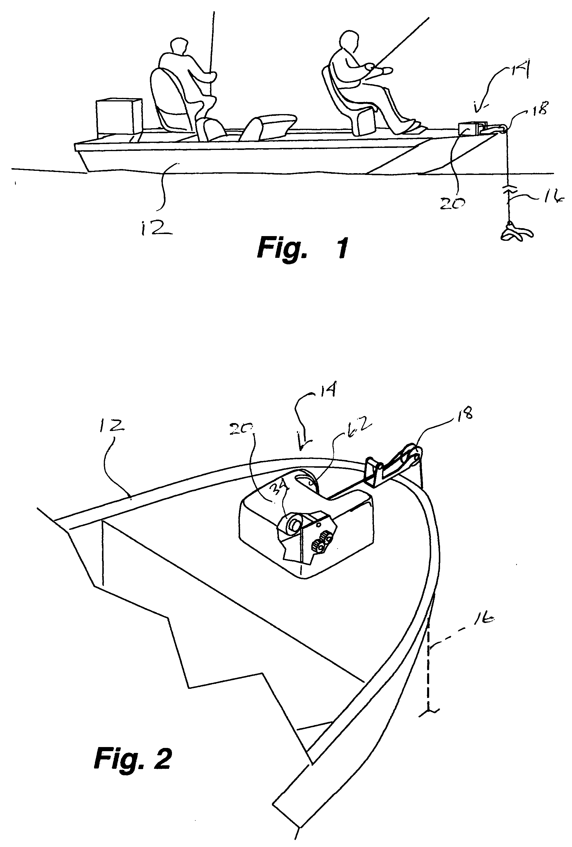 Freefall windlass with governor