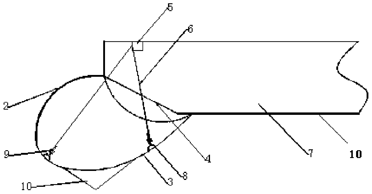 Retractable apron structure of amphibious aircraft