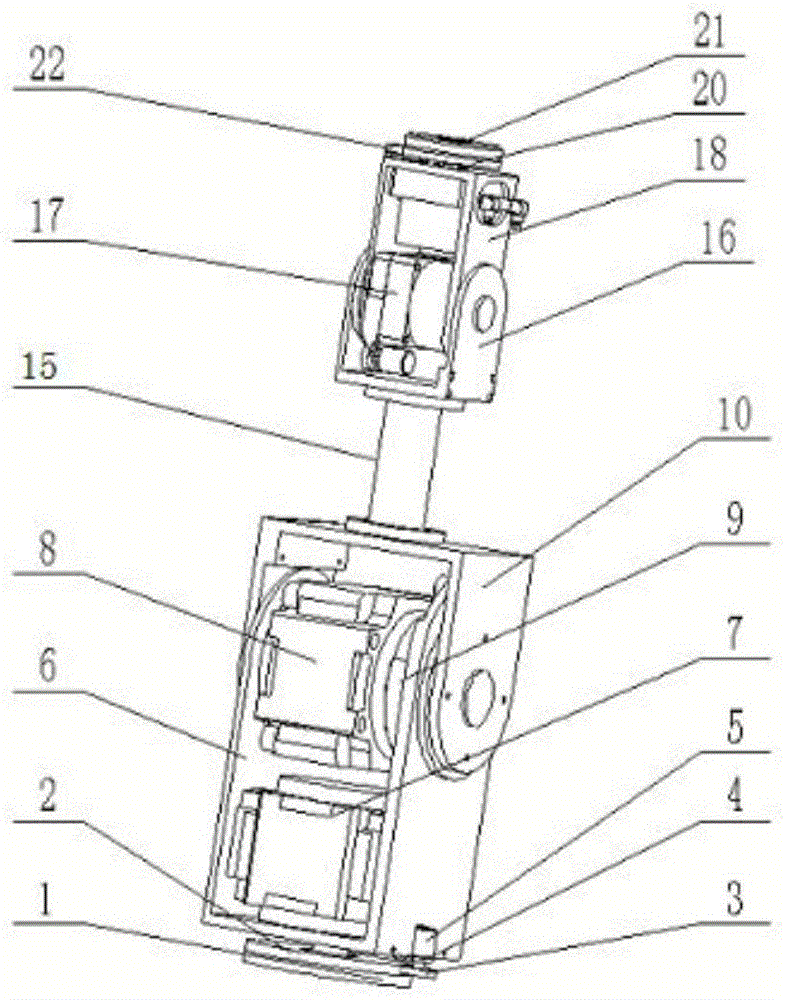 Hydraulic swing cylinder driving joint based robot hydraulic mechanical arm