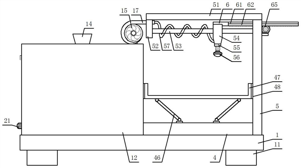 Printing detection and excess material detection device for 3D printer