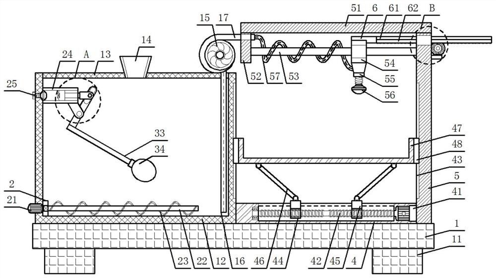 Printing detection and excess material detection device for 3D printer