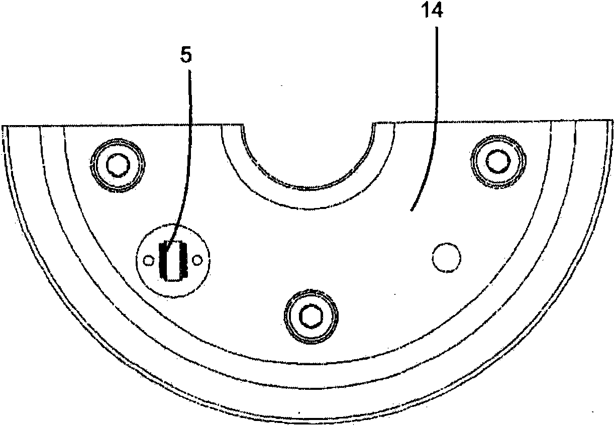 Device for machining plastic preforms into plastic containers with format recognition