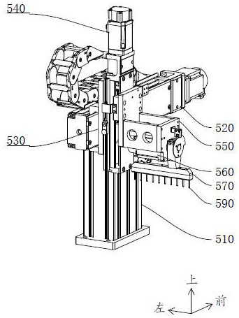 Terminal gluing inspection machine