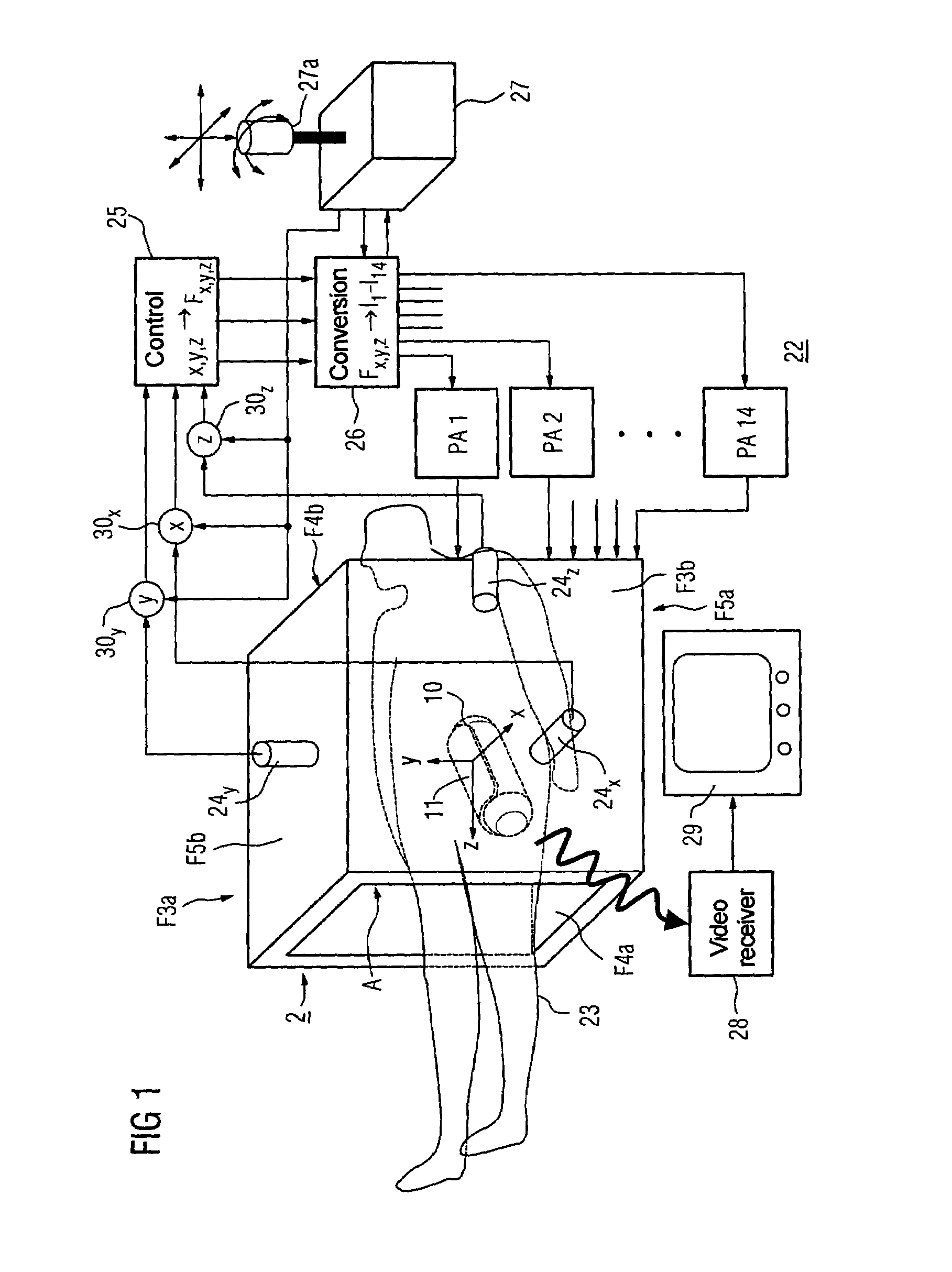 Magnetically navigable device with associated magnetic element