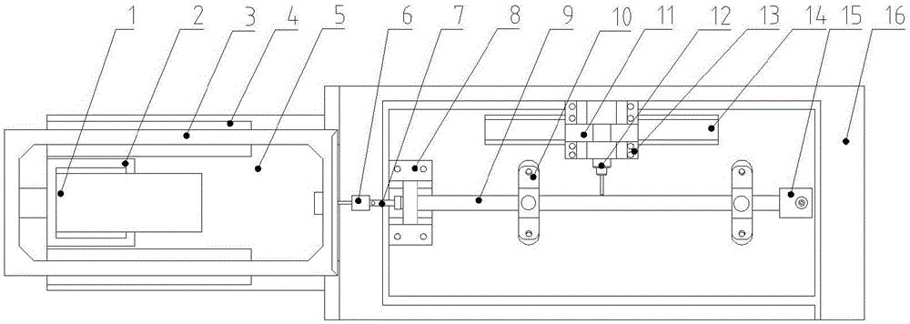 Mandrel withdrawing device for forging forming of inner hole profile