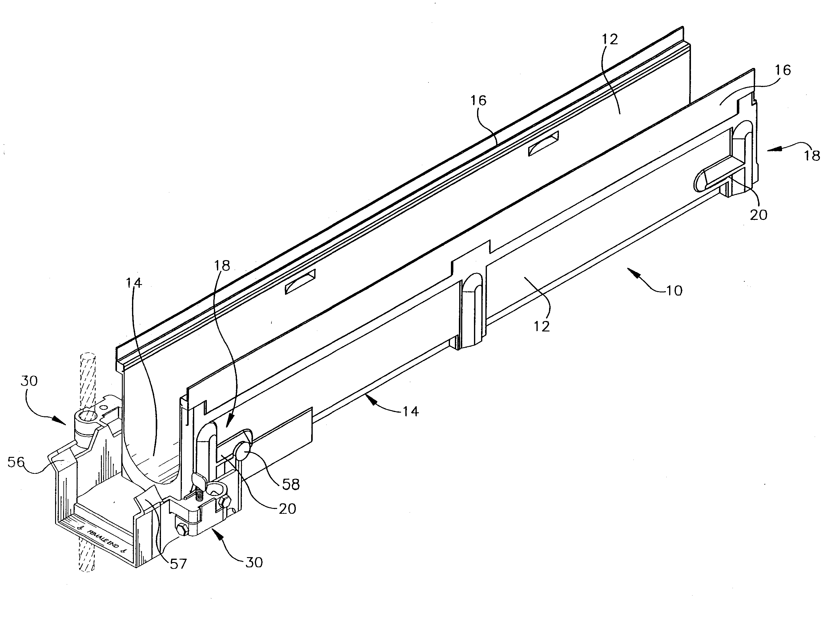 Channel installation device