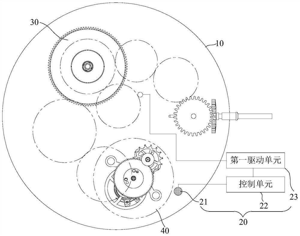 Intelligent tourbillon watch