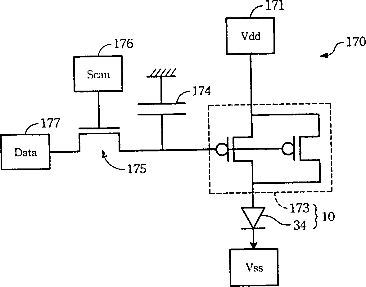 Organic electroluminescence display unit