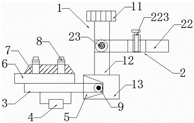 A kind of driving tool seat for machine tool processing