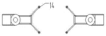 Centering device for tyre static balance detection