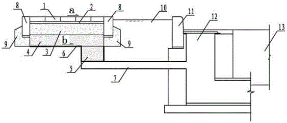 Sidewalk pavement structure for water permeation, water storage and water discharging