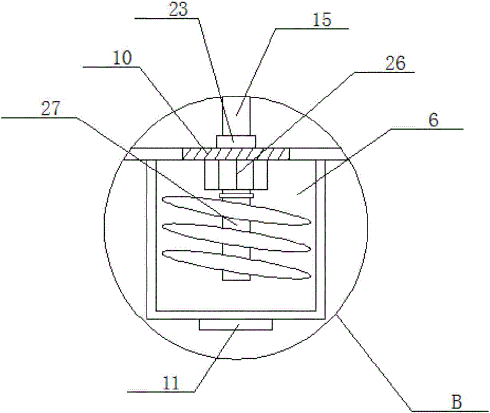 Concrete stirrer with high stirring efficiency