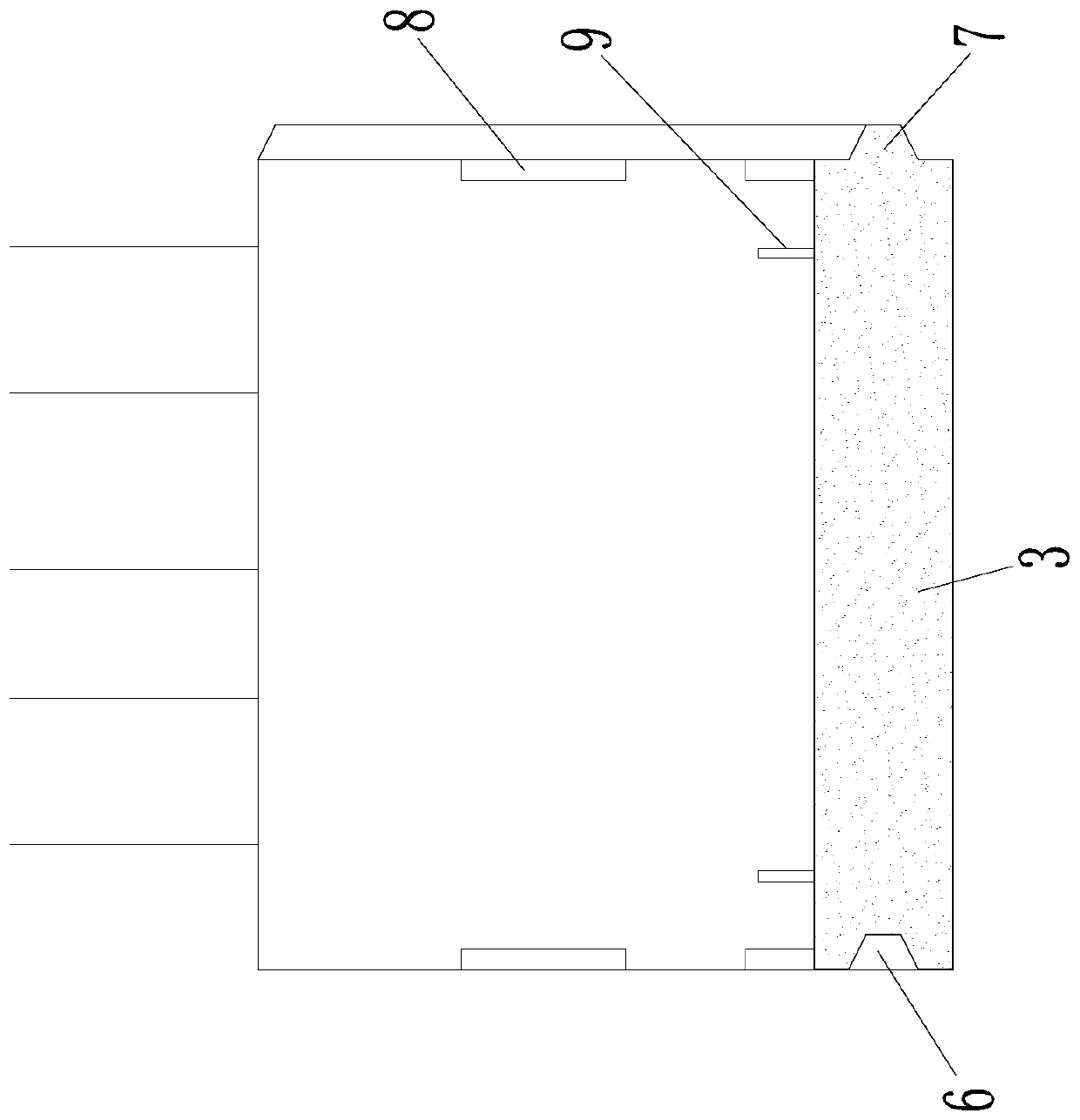 Prefabricated subway station rail top air duct structure and construction method thereof