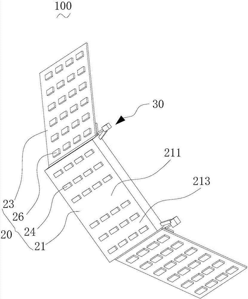 Foldable shared lamp