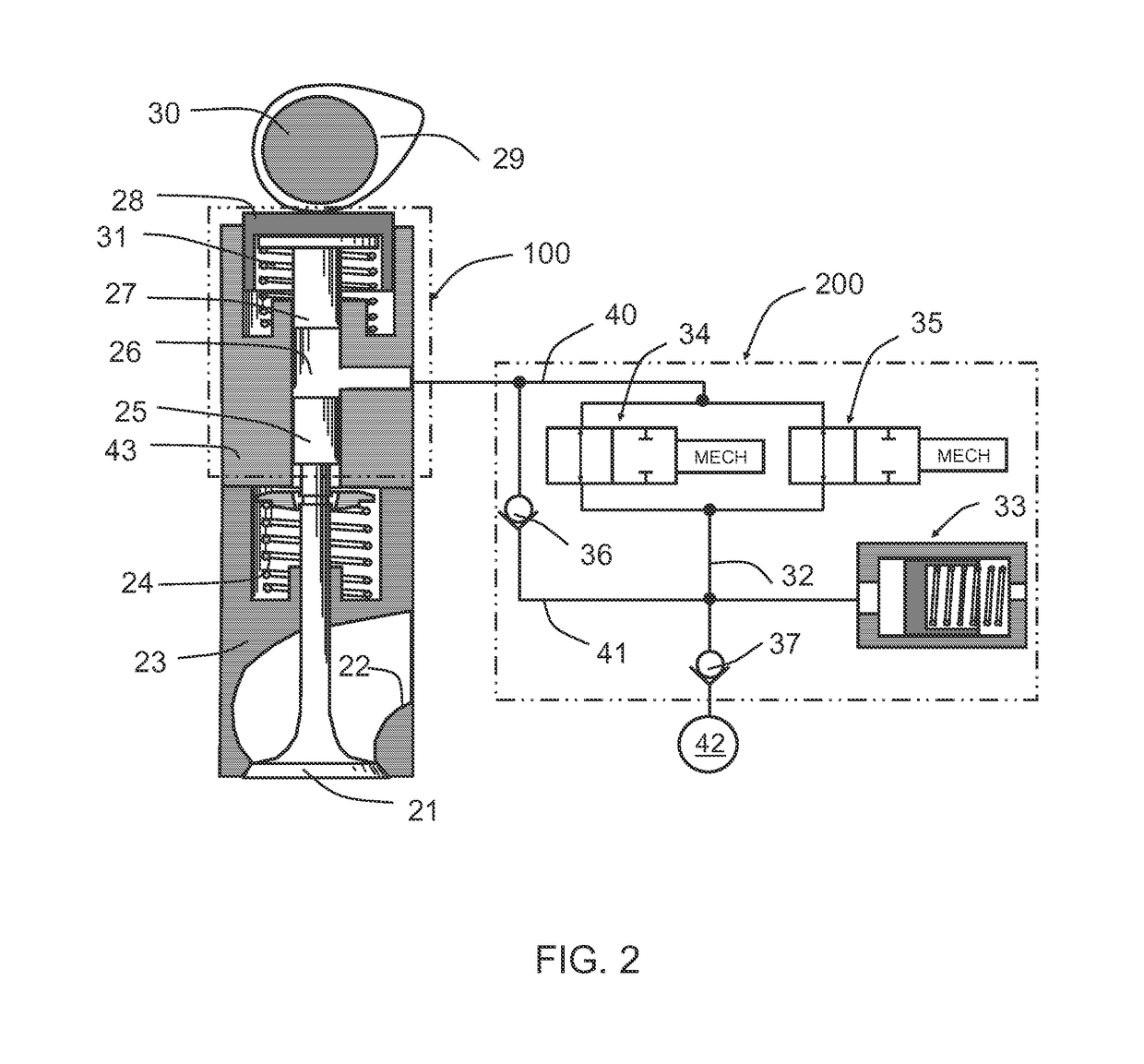 Engine valve actuation system