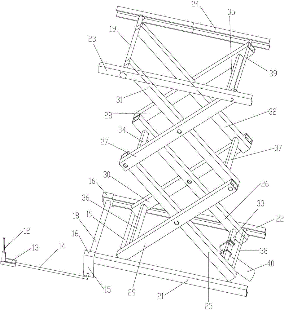 Multi-functional electric transporter used for hillside orchard