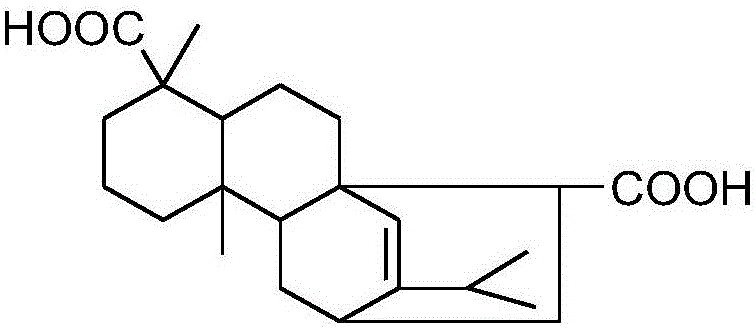 Thermosetting rosinyl resin composition and preparation method thereof