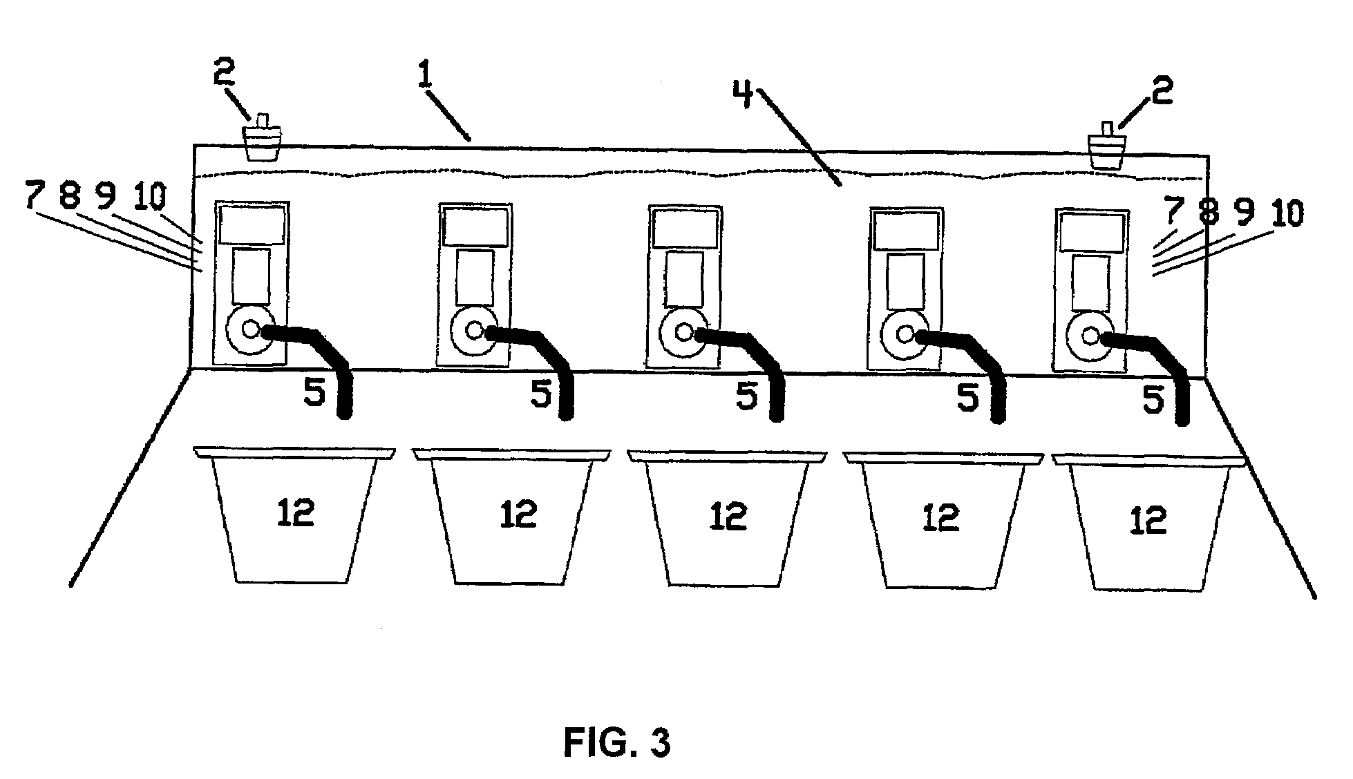 Automatic watering apparatus for houseplants