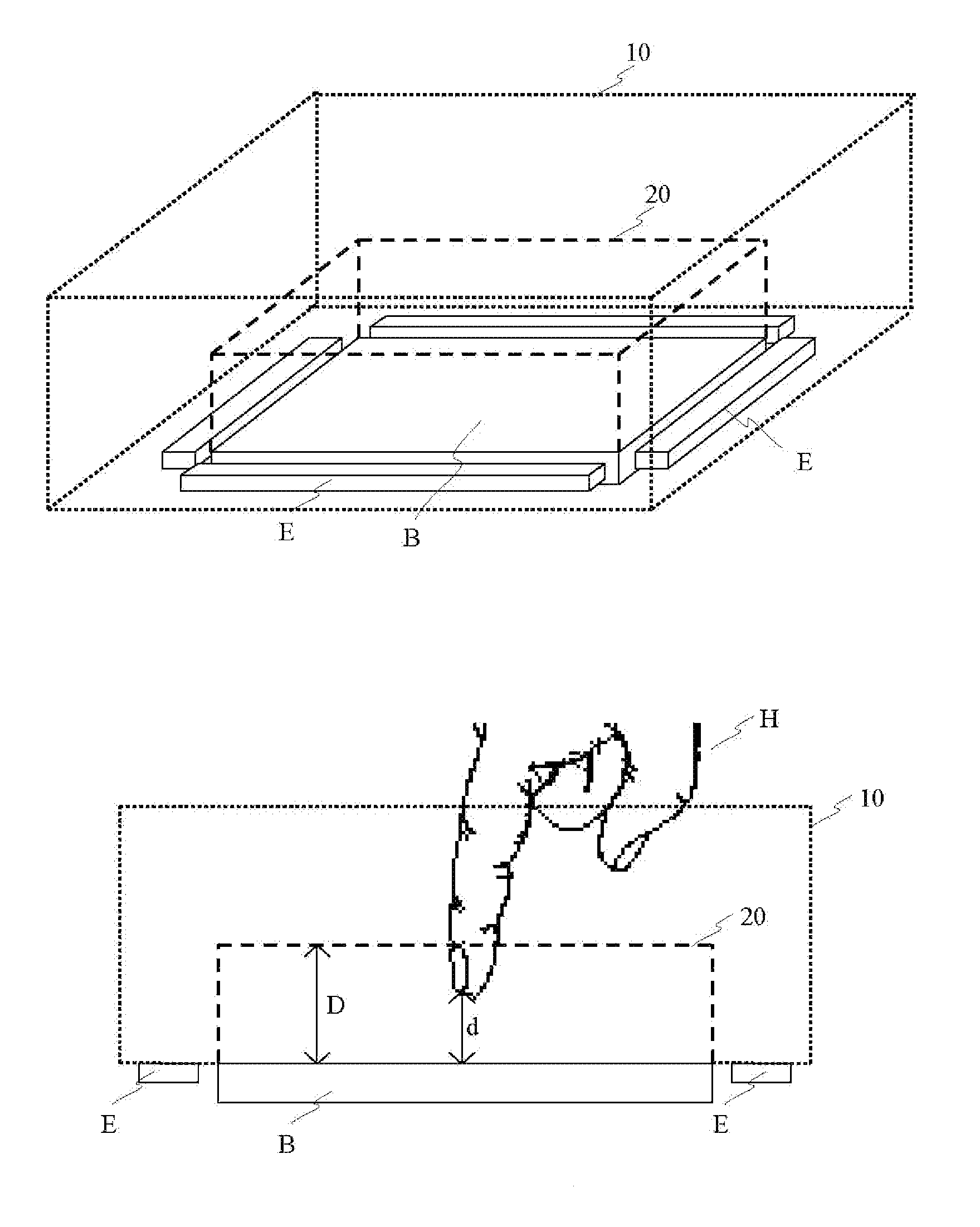 System and method for contactless detection and recognition of gestures in a three-dimensional space