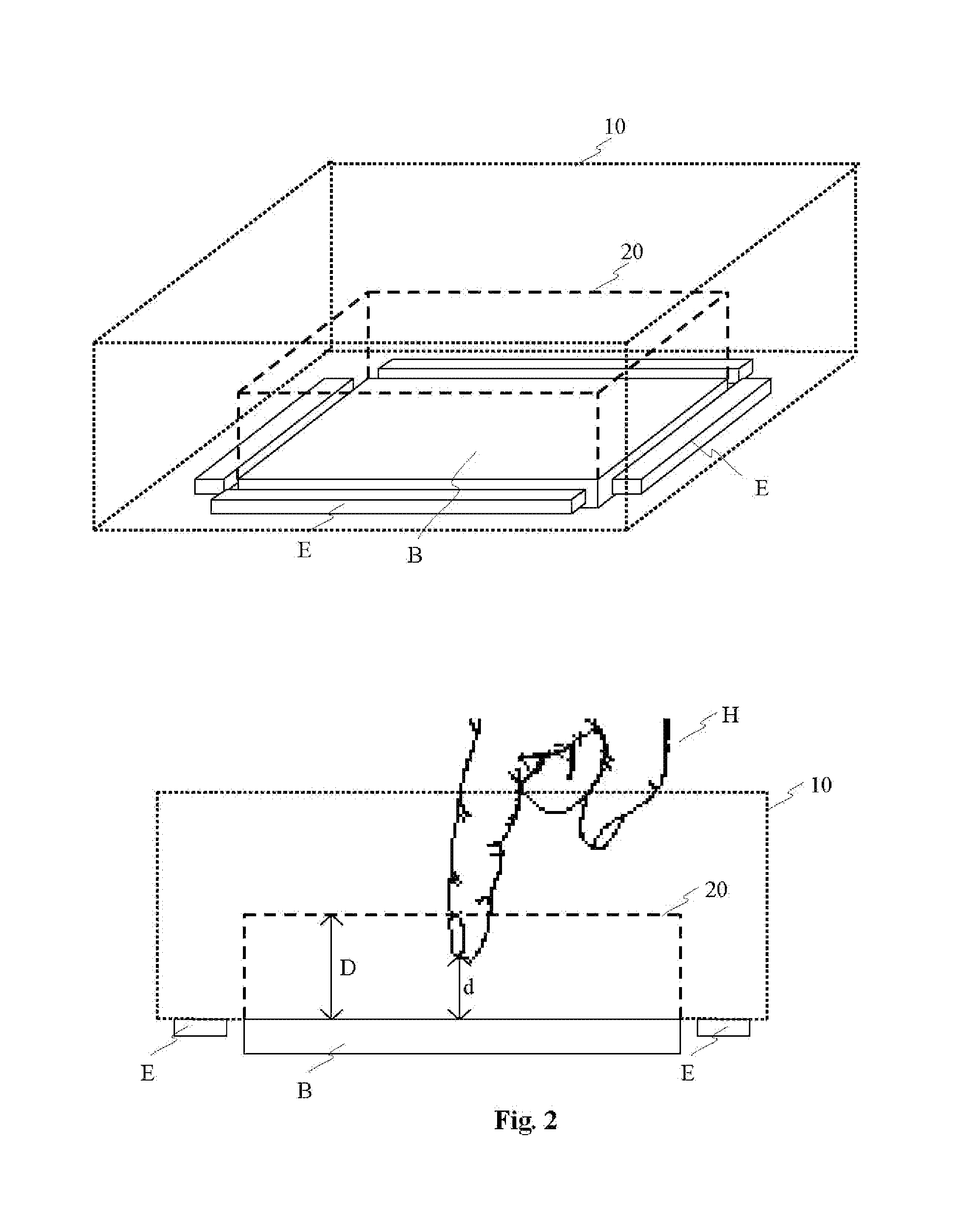 System and method for contactless detection and recognition of gestures in a three-dimensional space