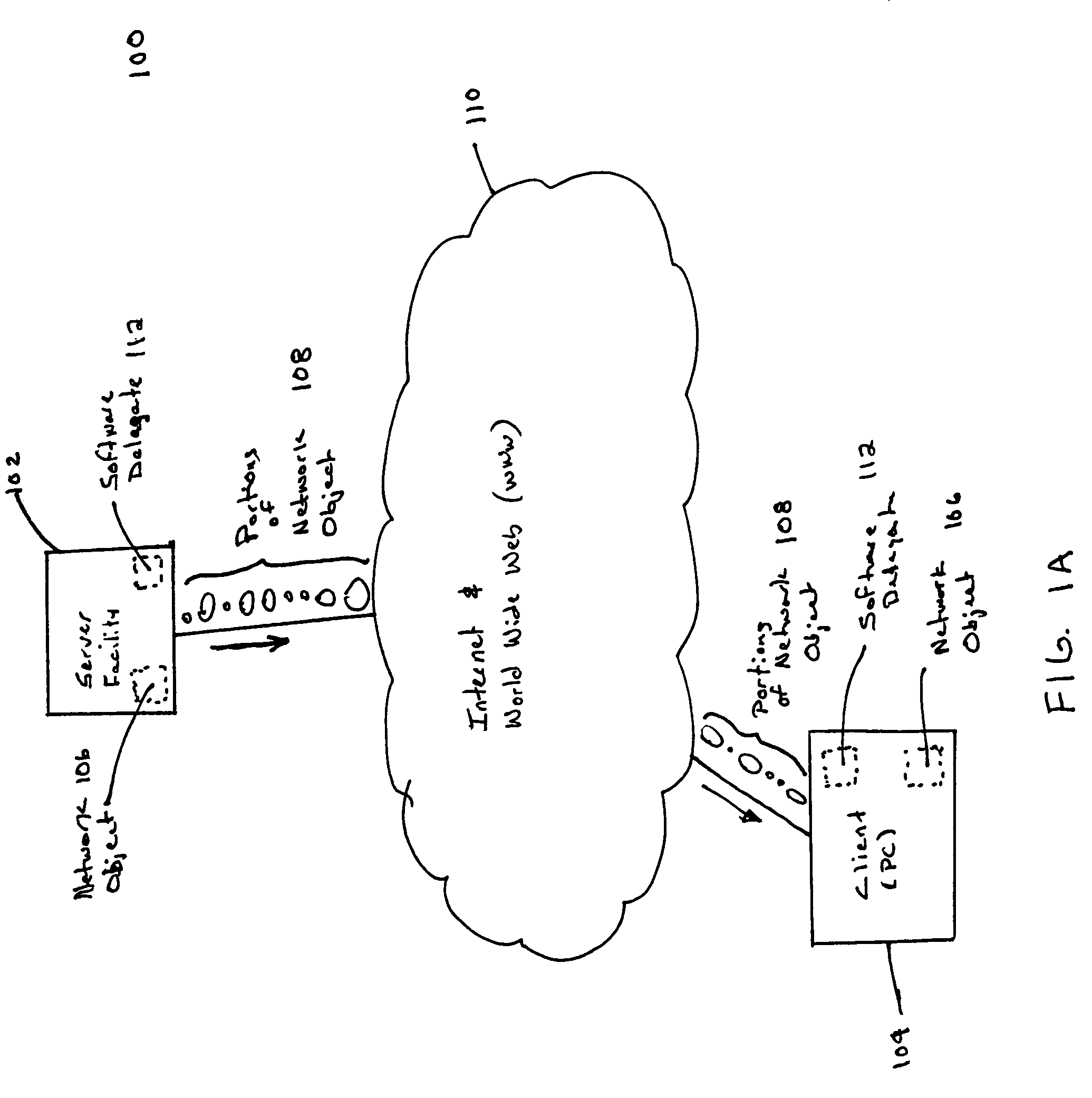 System and method for downloading portions of a remotely located network object to produce a completely downloaded local copy of the network object