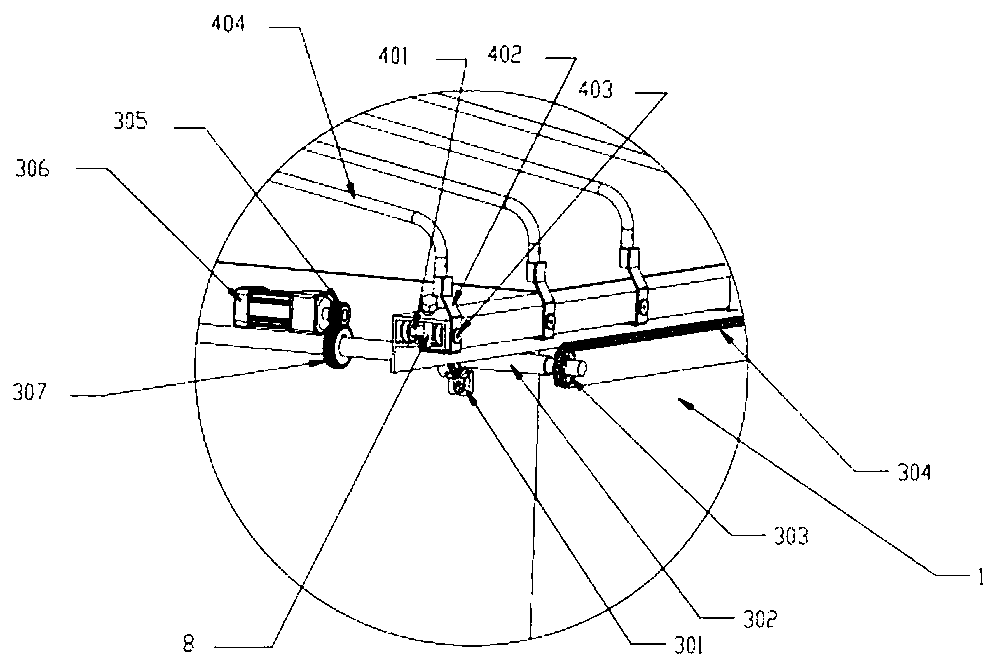 Ceiling for ore transfer