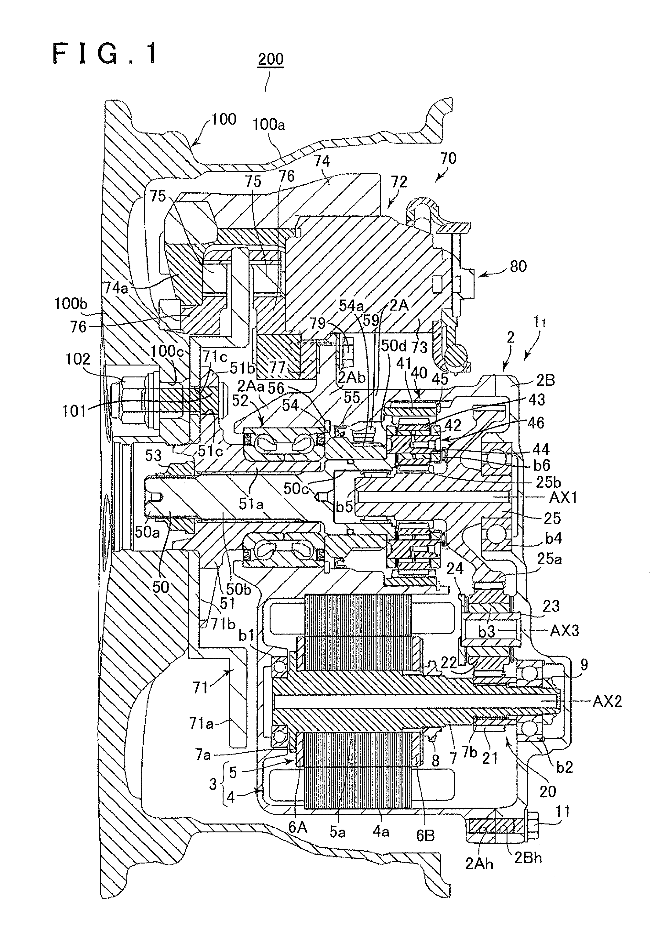 In-wheel motor drive device