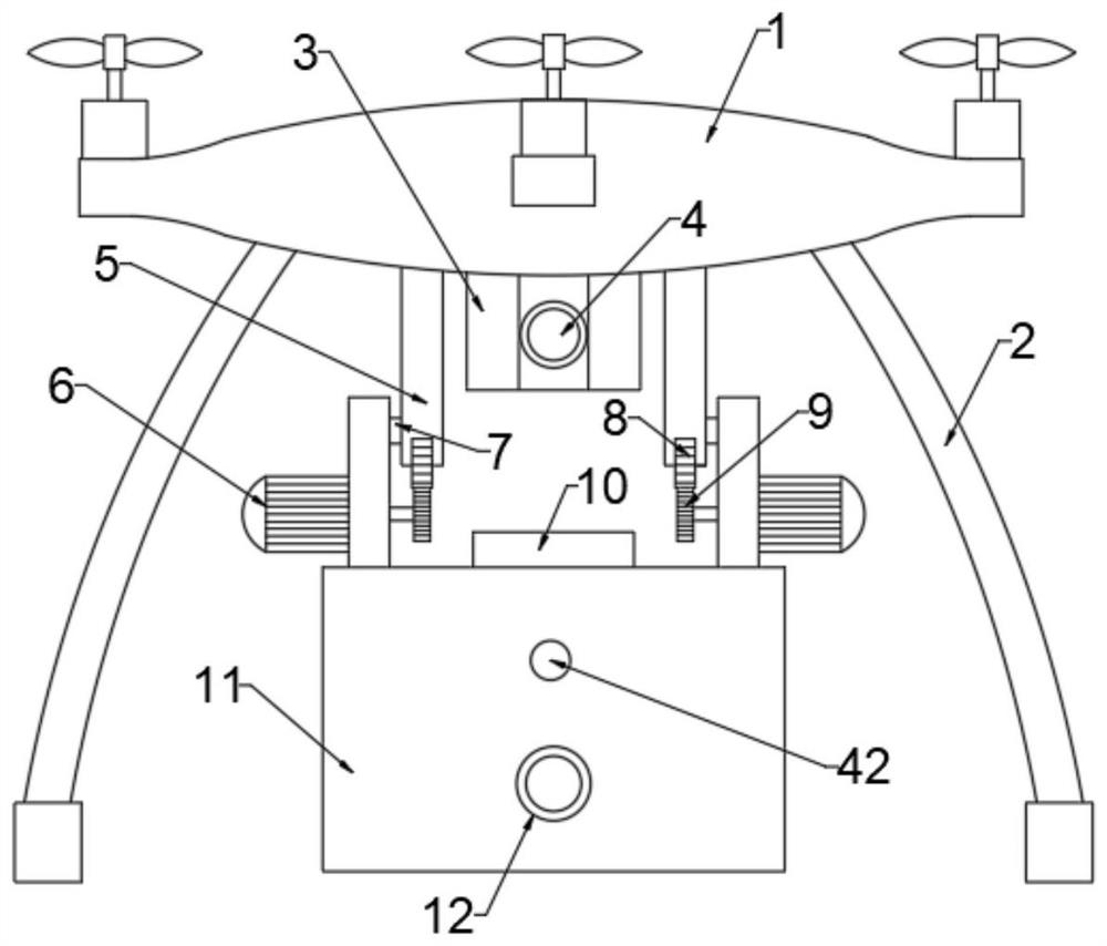 High-rise building fire-fighting flying robot