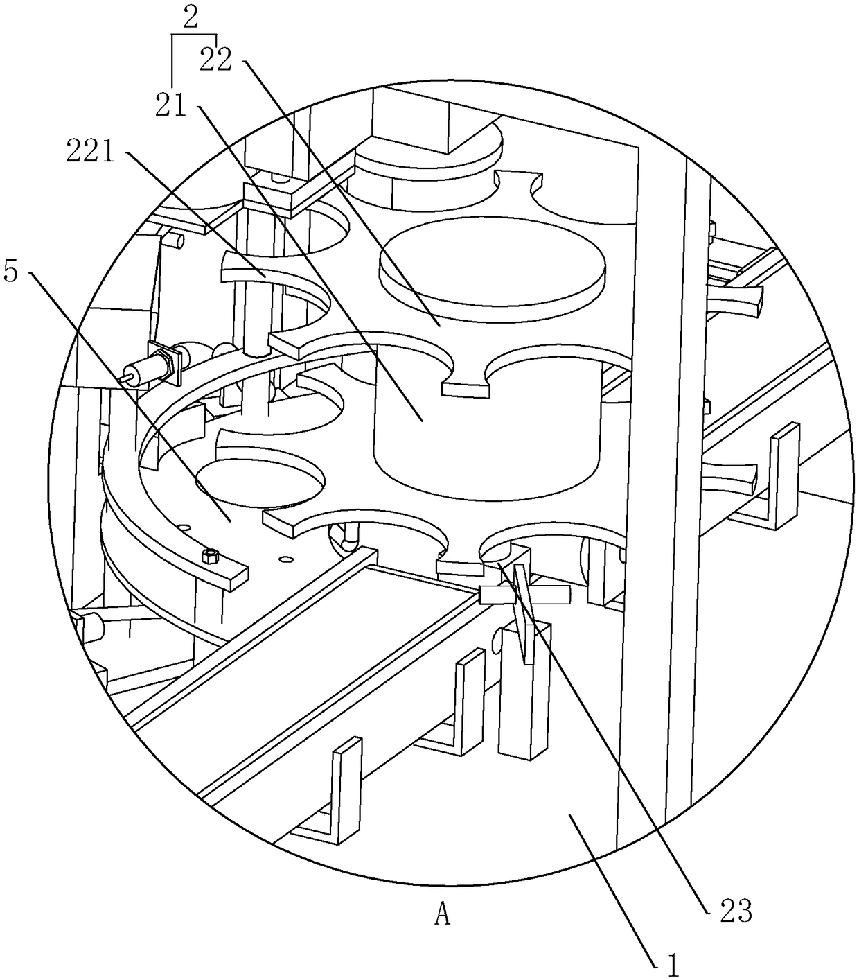 High-cover capping machine