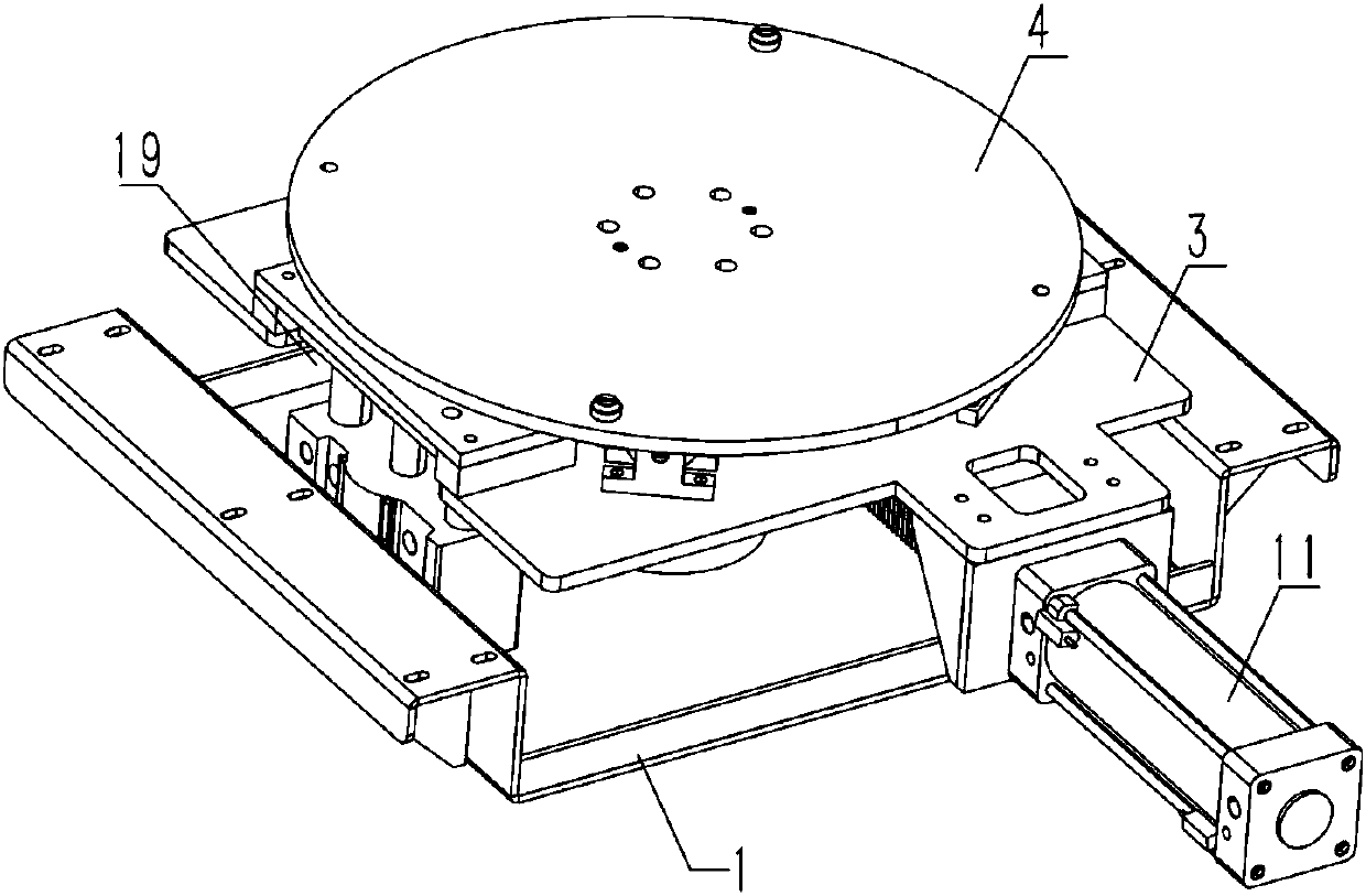 Spraying equipment with jacking and 180-degree reciprocating rotating functions