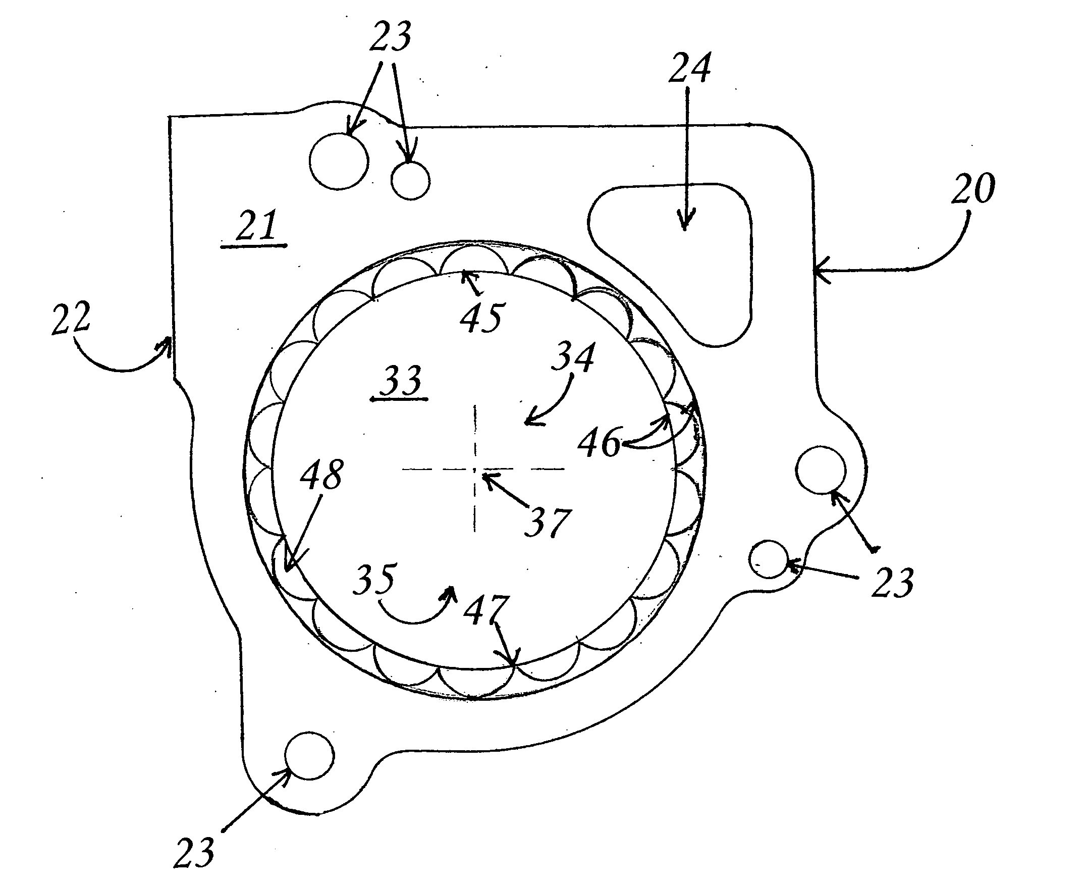 Spacer plate for use with internal combustion engines