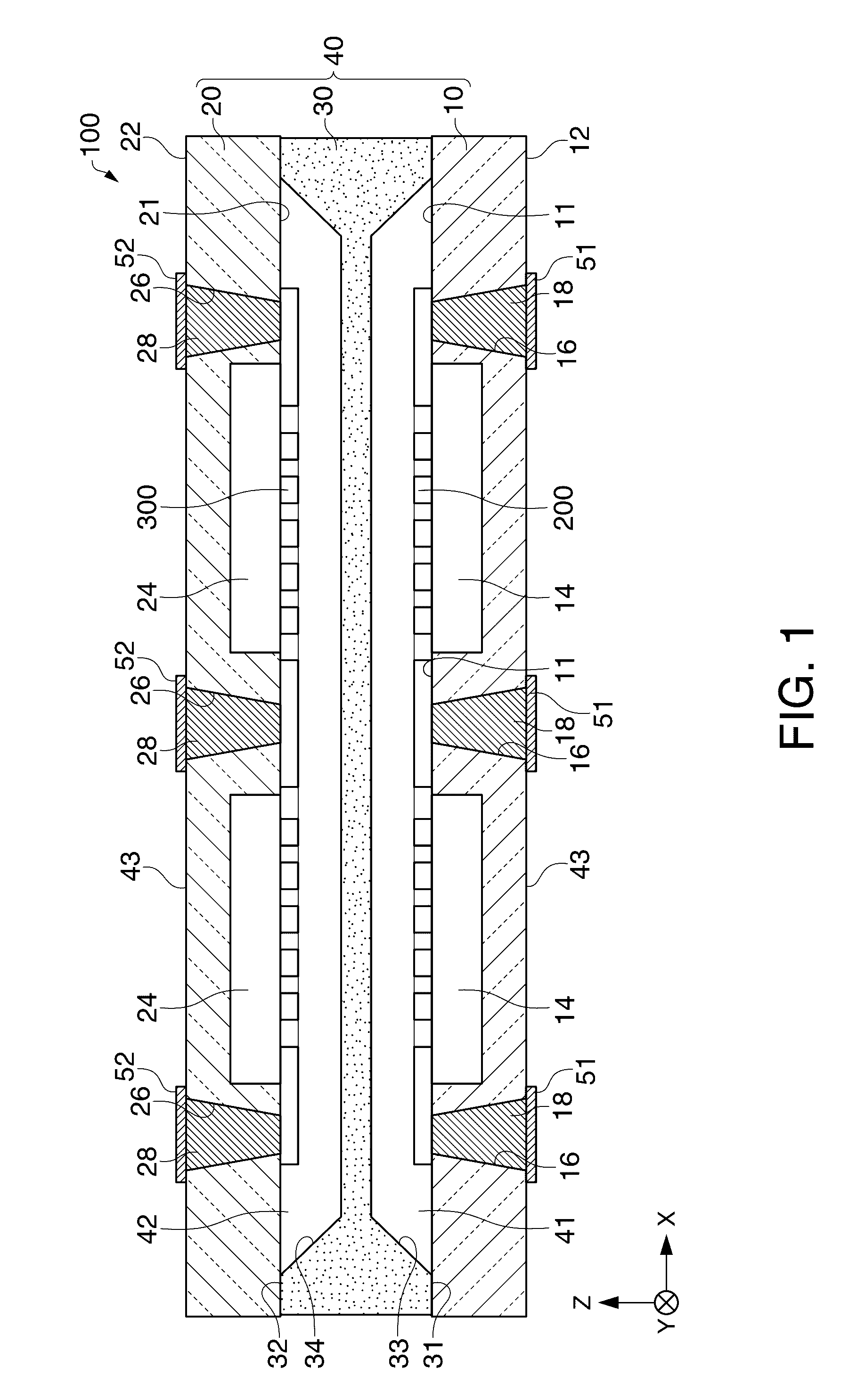 Electronic device, electronic apparatus, and method of manufacturing electronic device