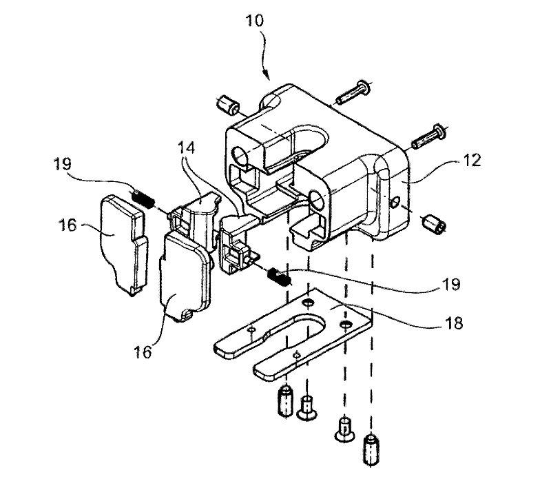 Device for opening a line