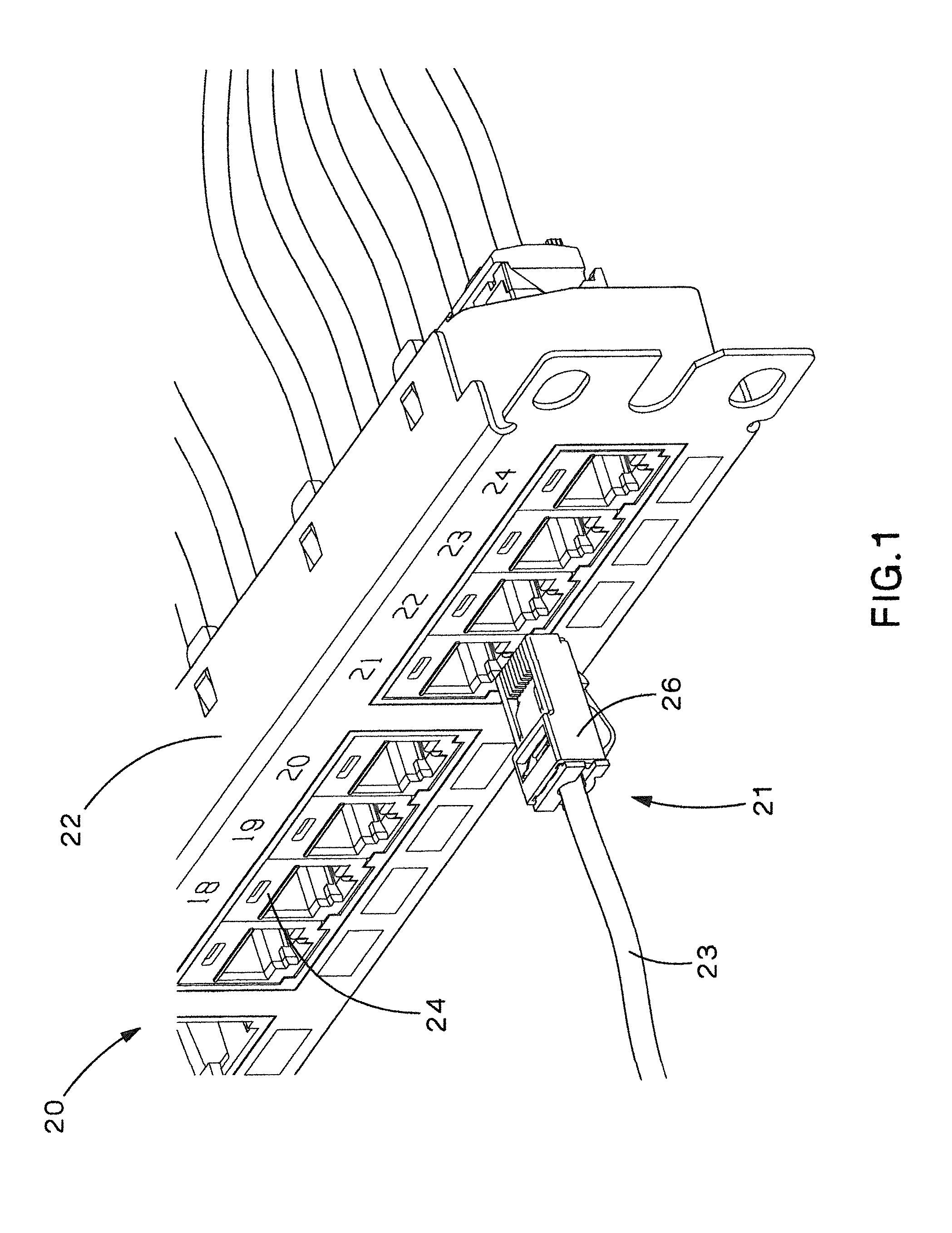 Communication Plug with Improved Cable Manager