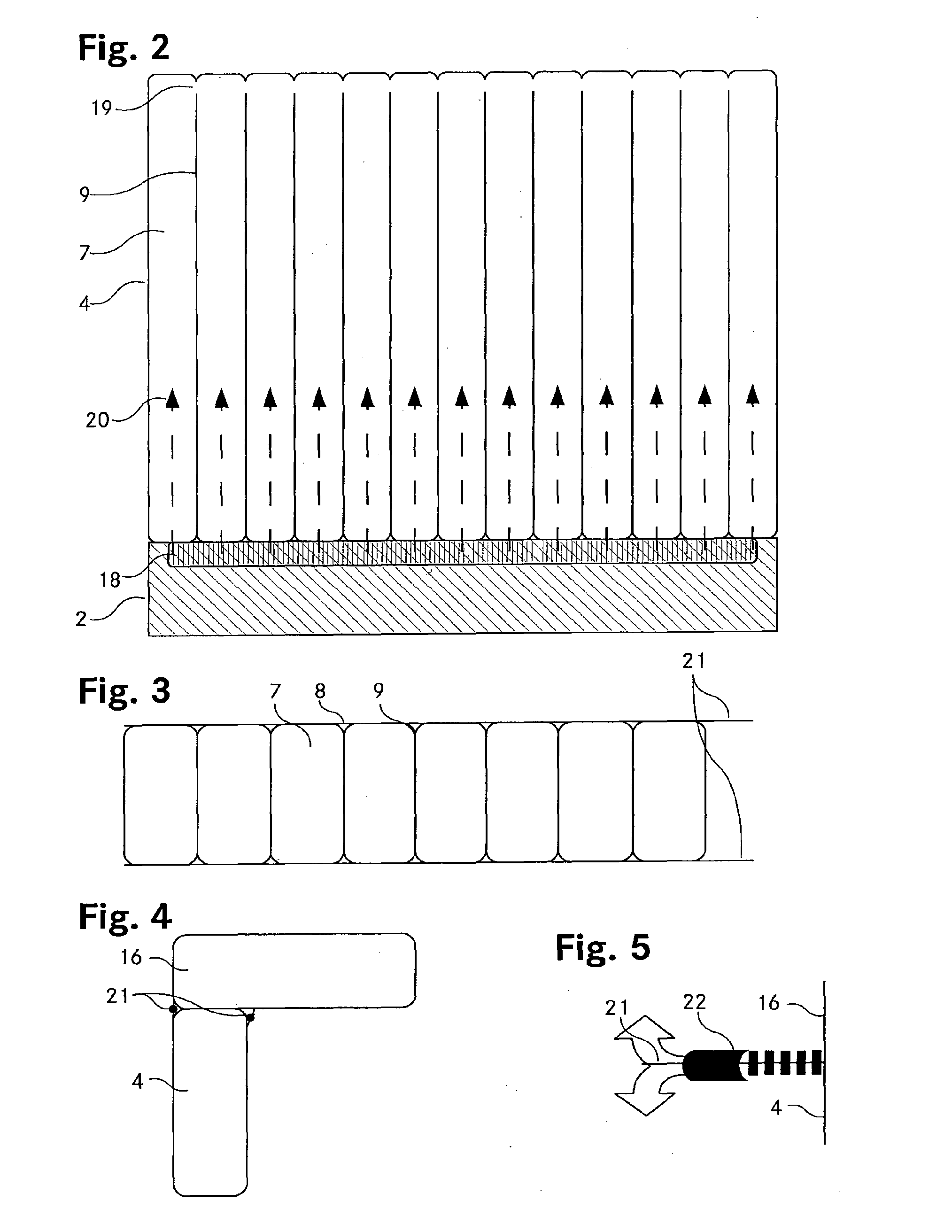 Structure having an air chamber