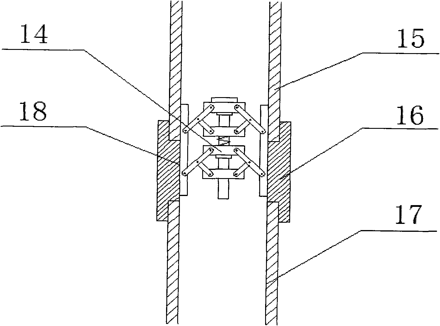 Escape device for urgently evacuating personnel in public places and high-rise buildings