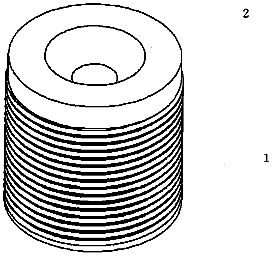 Graphene high-pressure pressure sensor based on cross beam structure