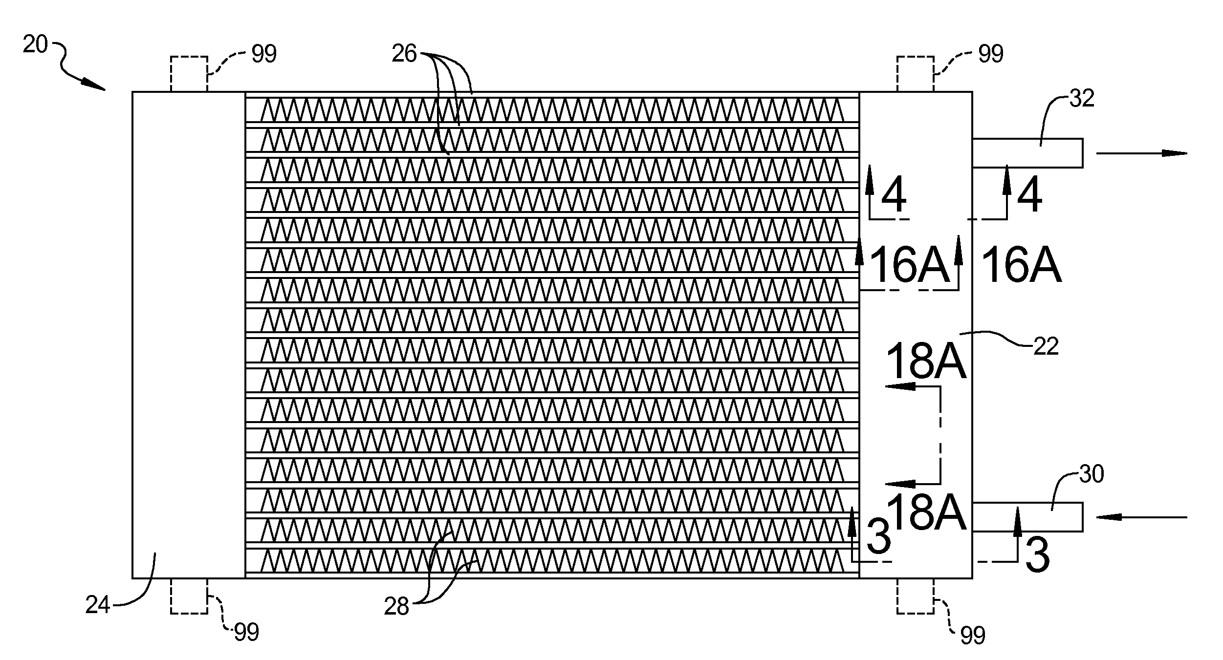 Laminated sheet manifold for microchannel heat exchanger