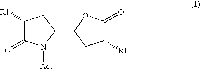 Methods for the production of C-8 lactam lactone compounds