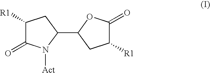 Methods for the production of C-8 lactam lactone compounds