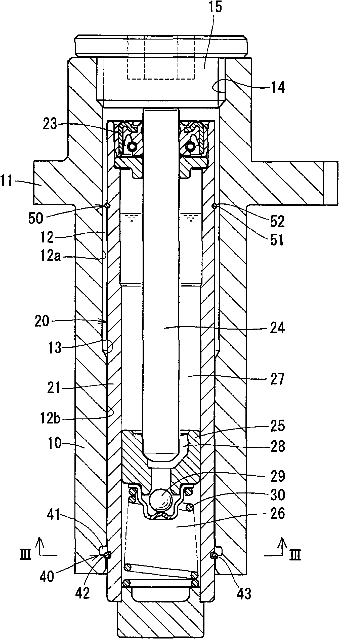 Oil pressure sealing type chain tightener