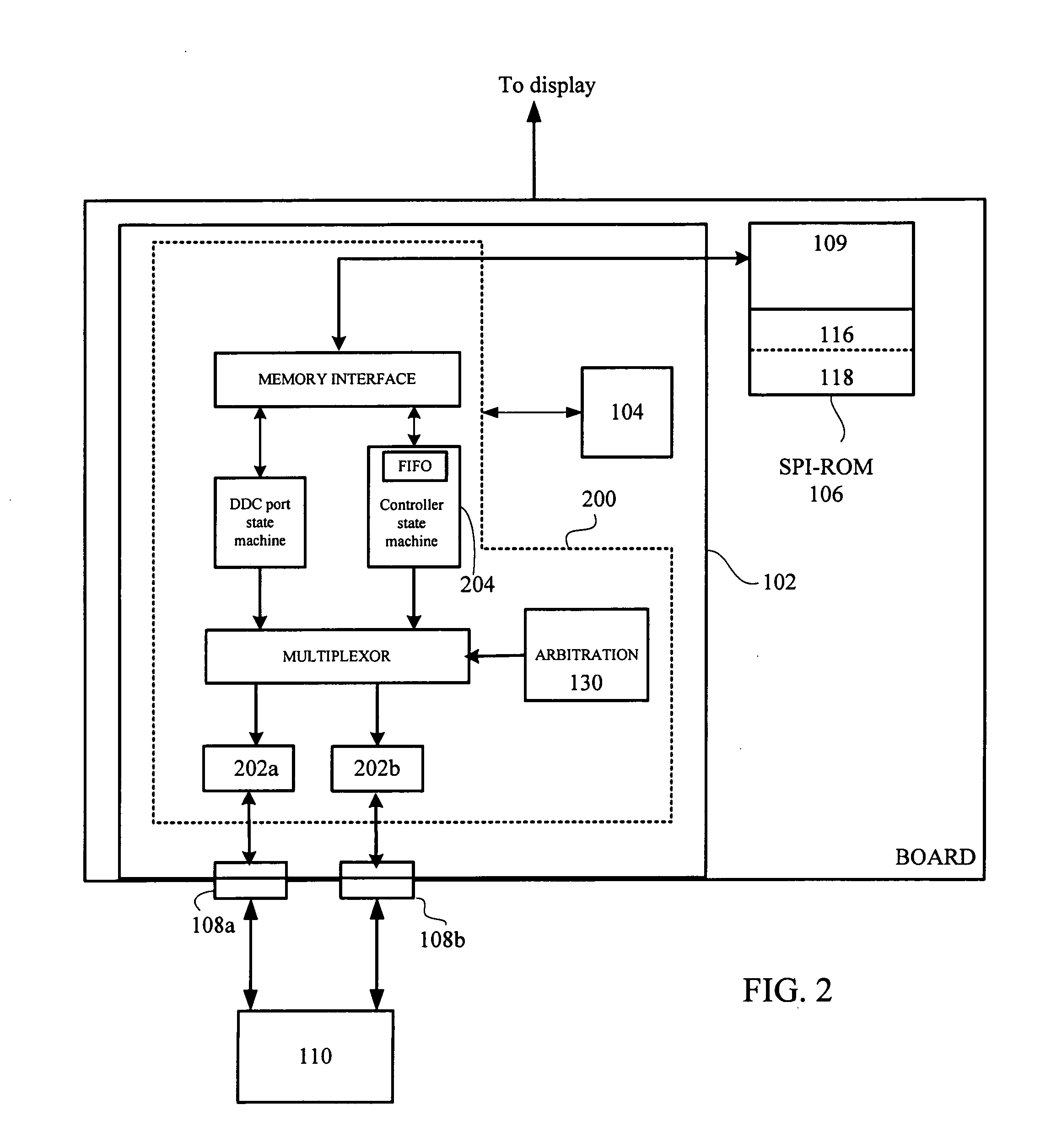 Acquisition of extended display identification data (EDID) using inter-IC (I2C) protocol