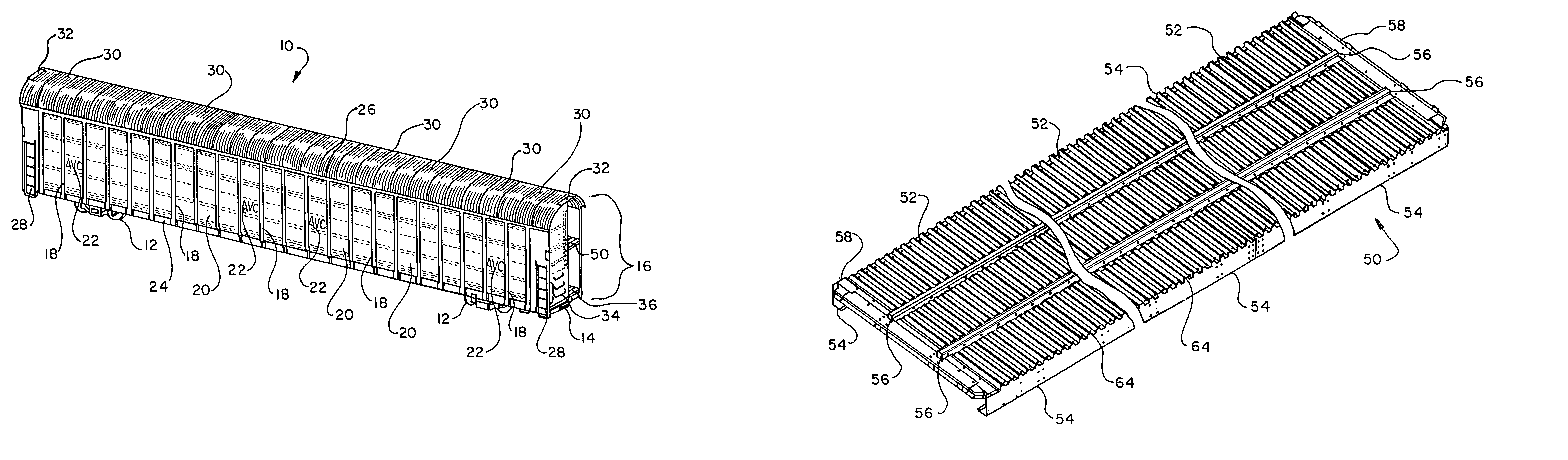 Aluminum vehicle carrier railcar