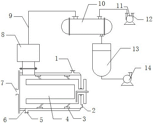 Packaging bag evaporator for vacuum evaporation of compressed food