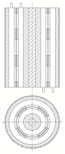 Device and method for separating and recycling negative and positive ions in weak solution continuously, synchronously and selectively