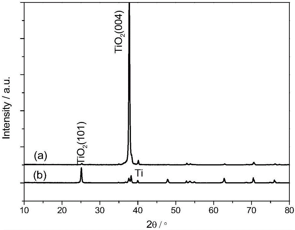 A highly preferentially oriented anatase-type tio  <sub>2</sub> Nanotube array film and its preparation method