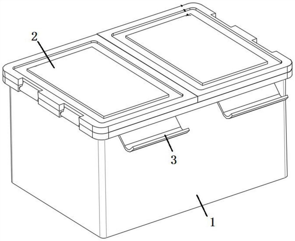 Special heat preservation box for storage and transportation of fruits and vegetables