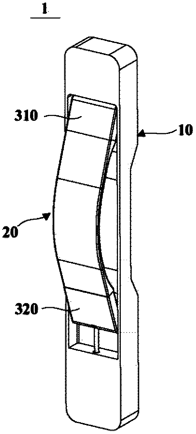 Handle assembly for refrigeration device and refrigeration device